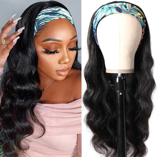 Body Wave Headband Wig Glueless Human Hair Wigs