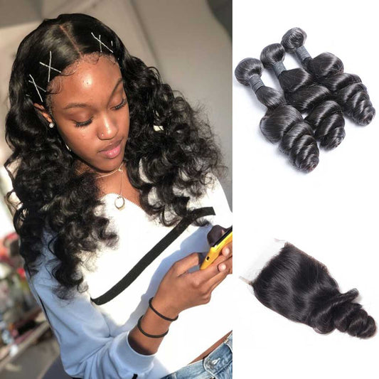 Brazilian-loose-wave-virgin-hair-bundles-with-cheap-human-hair-4x4-lace-closure